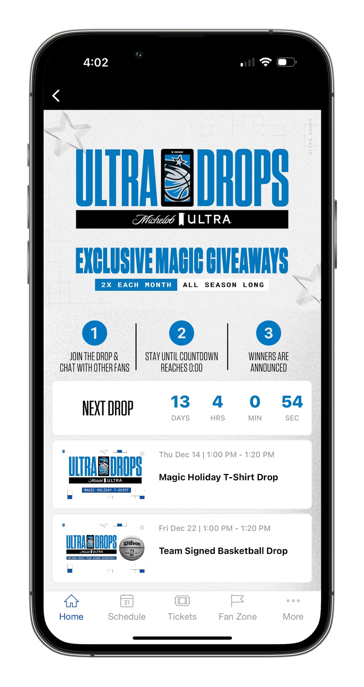 UltraDrops On The Magic App