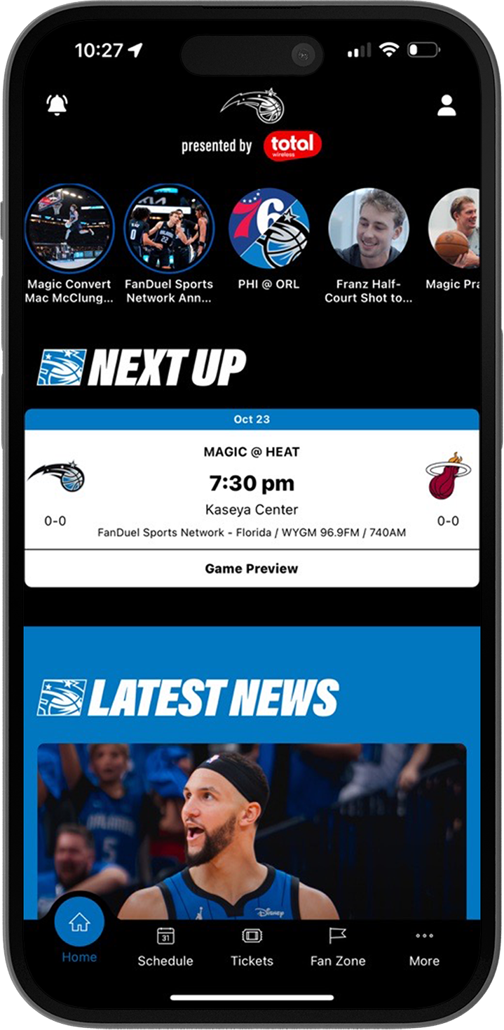 Orlando Magic Mobile app